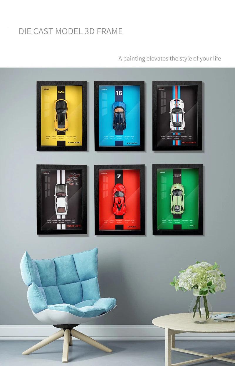 Photo Frame Miniature Cars 1:32